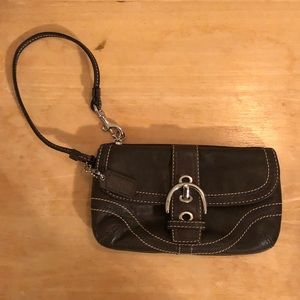 Coach Leather Wristlet